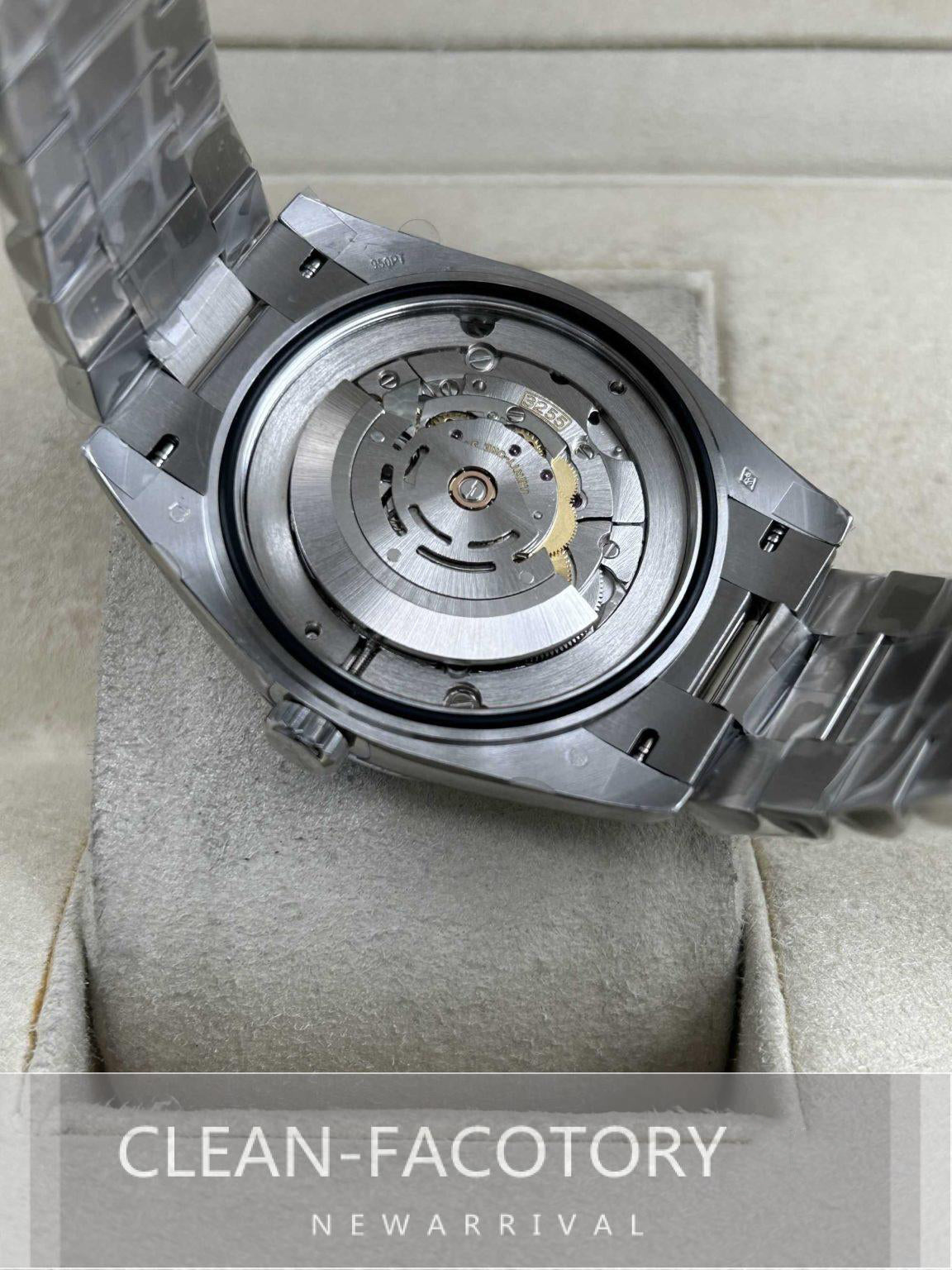 Day-Date 228239 40mm White Gold Silver Dial Baguette Diamonds President Clean Factory