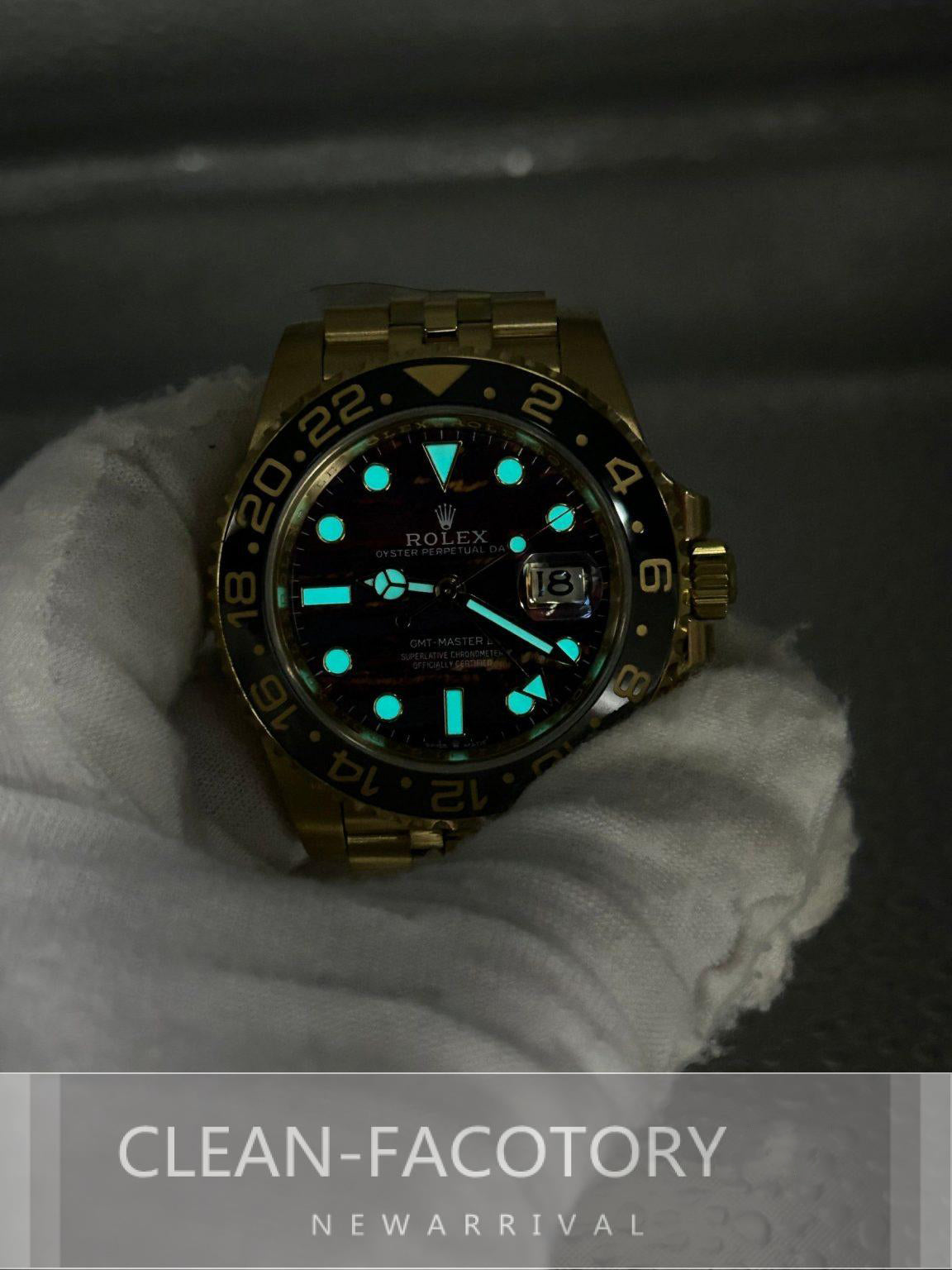 GMT-Master II 126718CHNR Jubilee “Tiger Iron Dial” 40mm Clean Factory