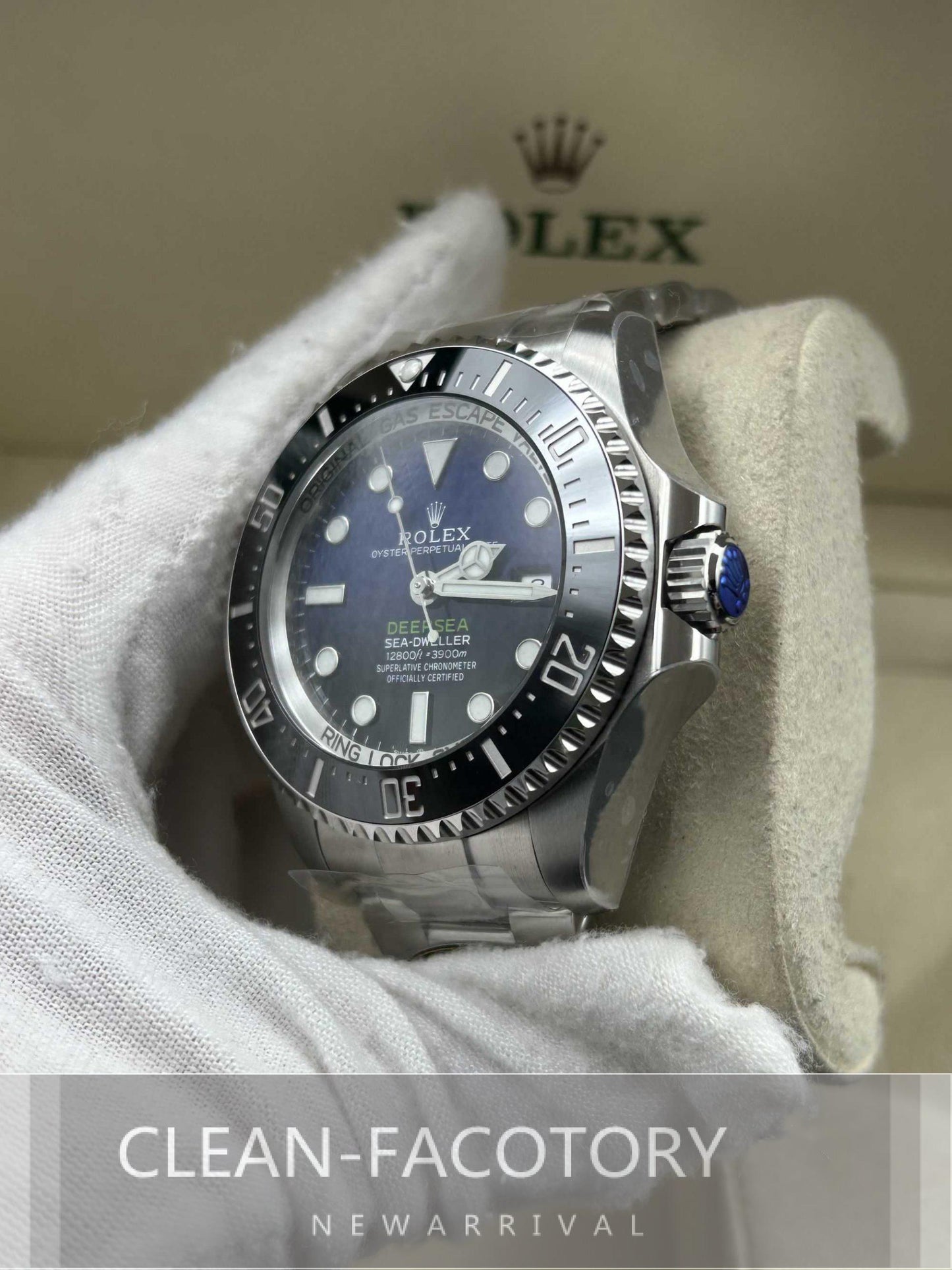 Sea-Dweller Deepsea 126660 D-Blue Ceramic Bezel 44mm Clean Factory