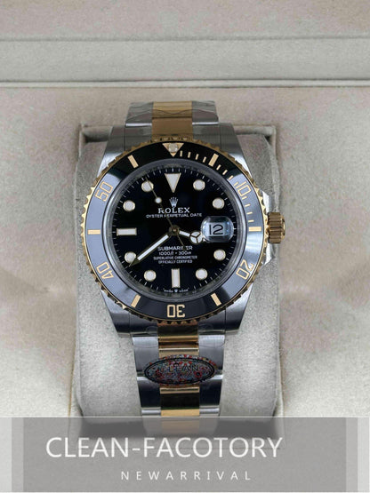 Submariner "Two-Tone" 126613LB Black Dial Ceramic Bezel 41mm Clean Factory