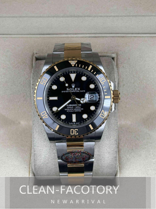 Submariner "Two-Tone" 126613LB Black Dial Ceramic Bezel 41mm Clean Factory