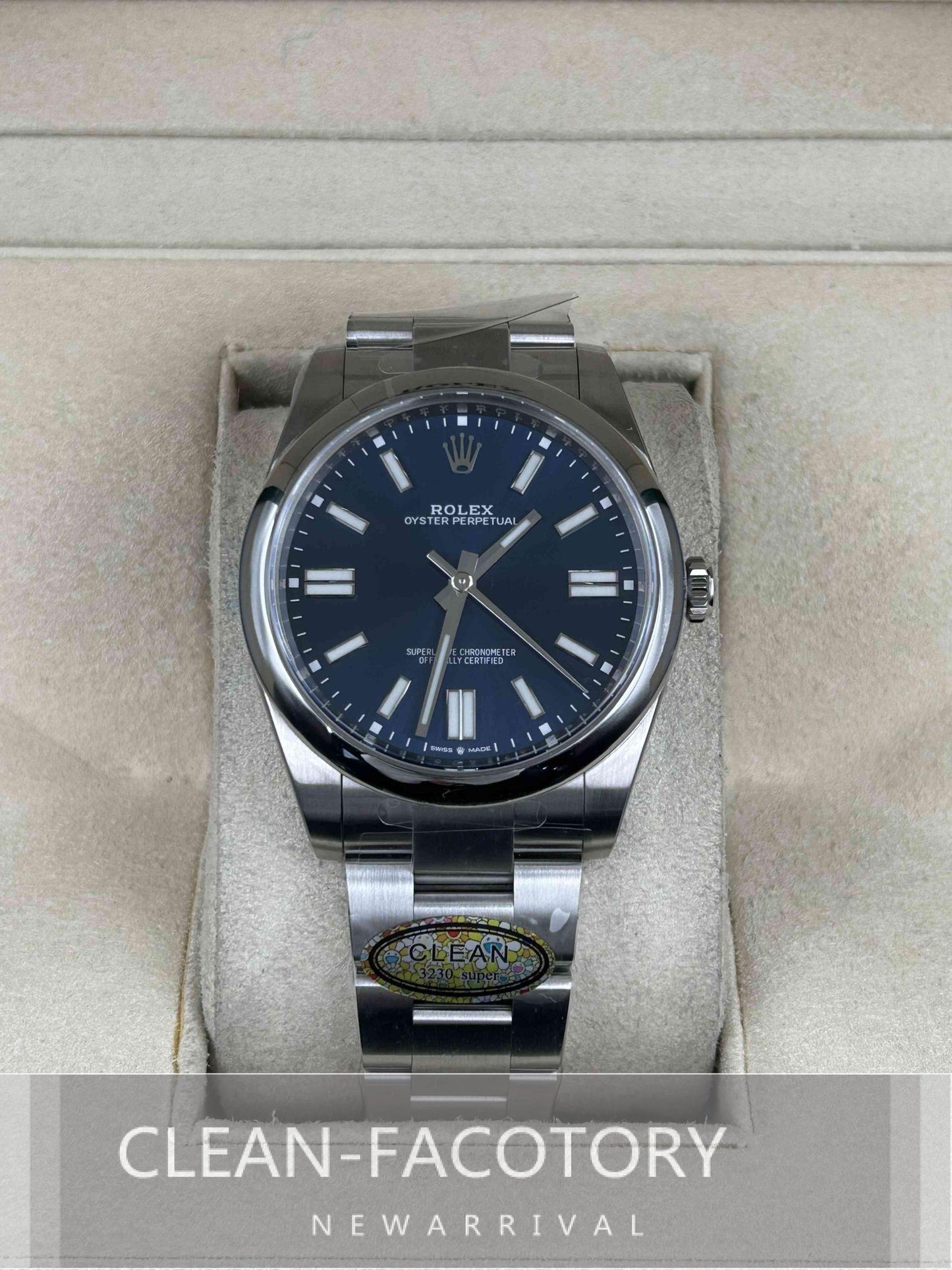 Oyster Perpetual 124300 41mm Blue Dial Clean Factory