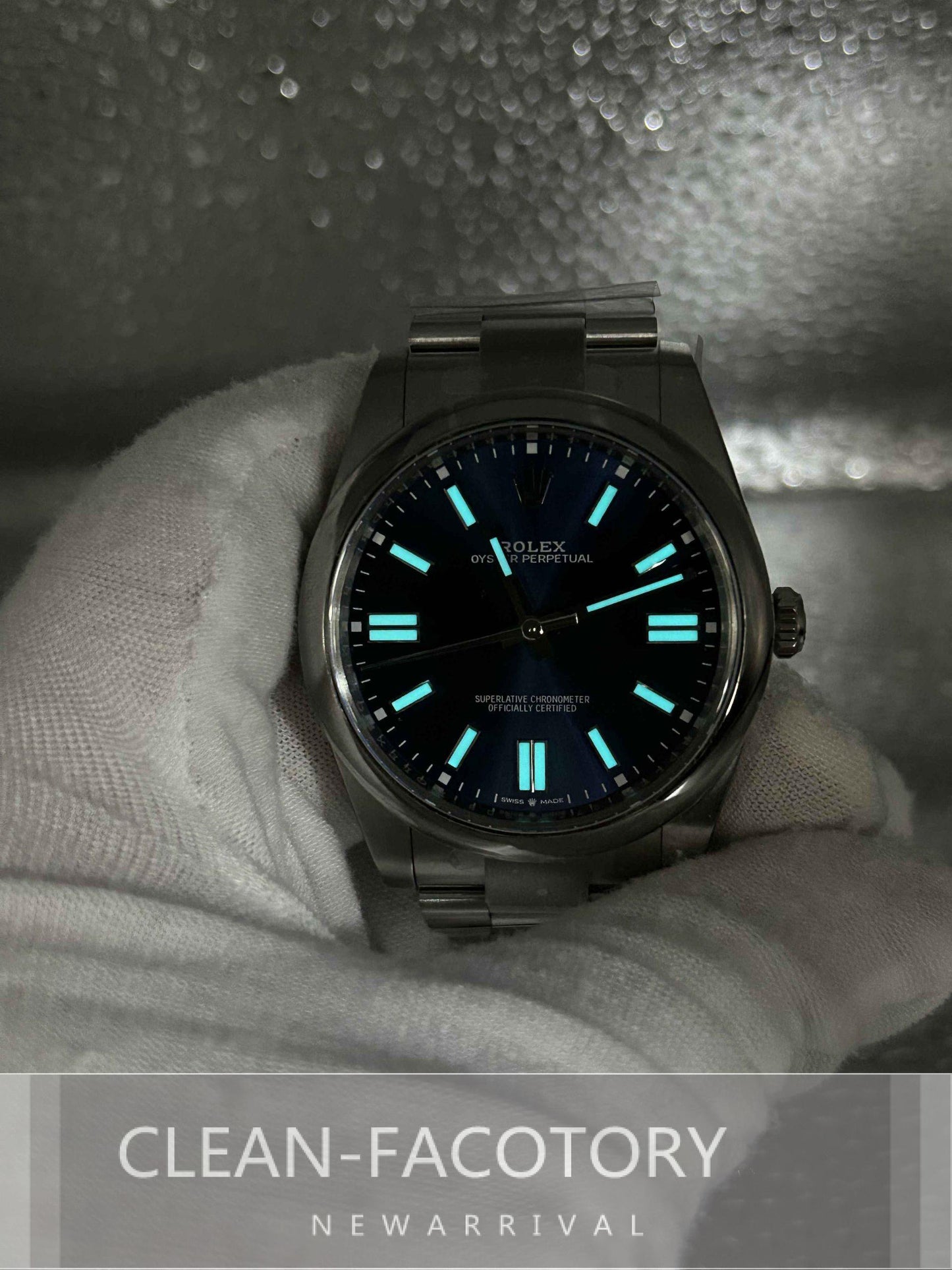 Oyster Perpetual 124300 41mm Blue Dial Clean Factory
