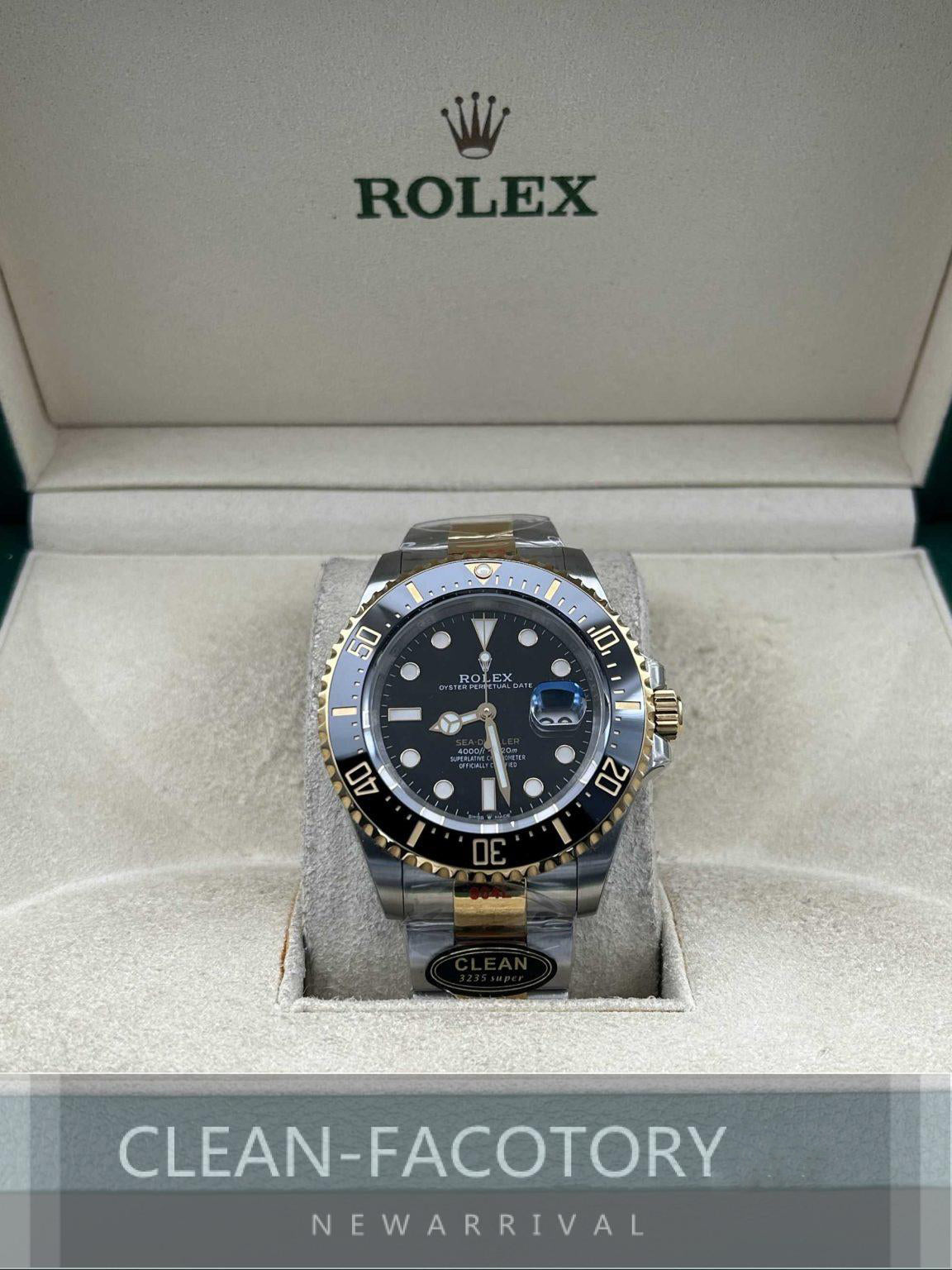 Sea-Dweller 126603 "Two Tone" Ceramic Bezel 43mm Clean Factory