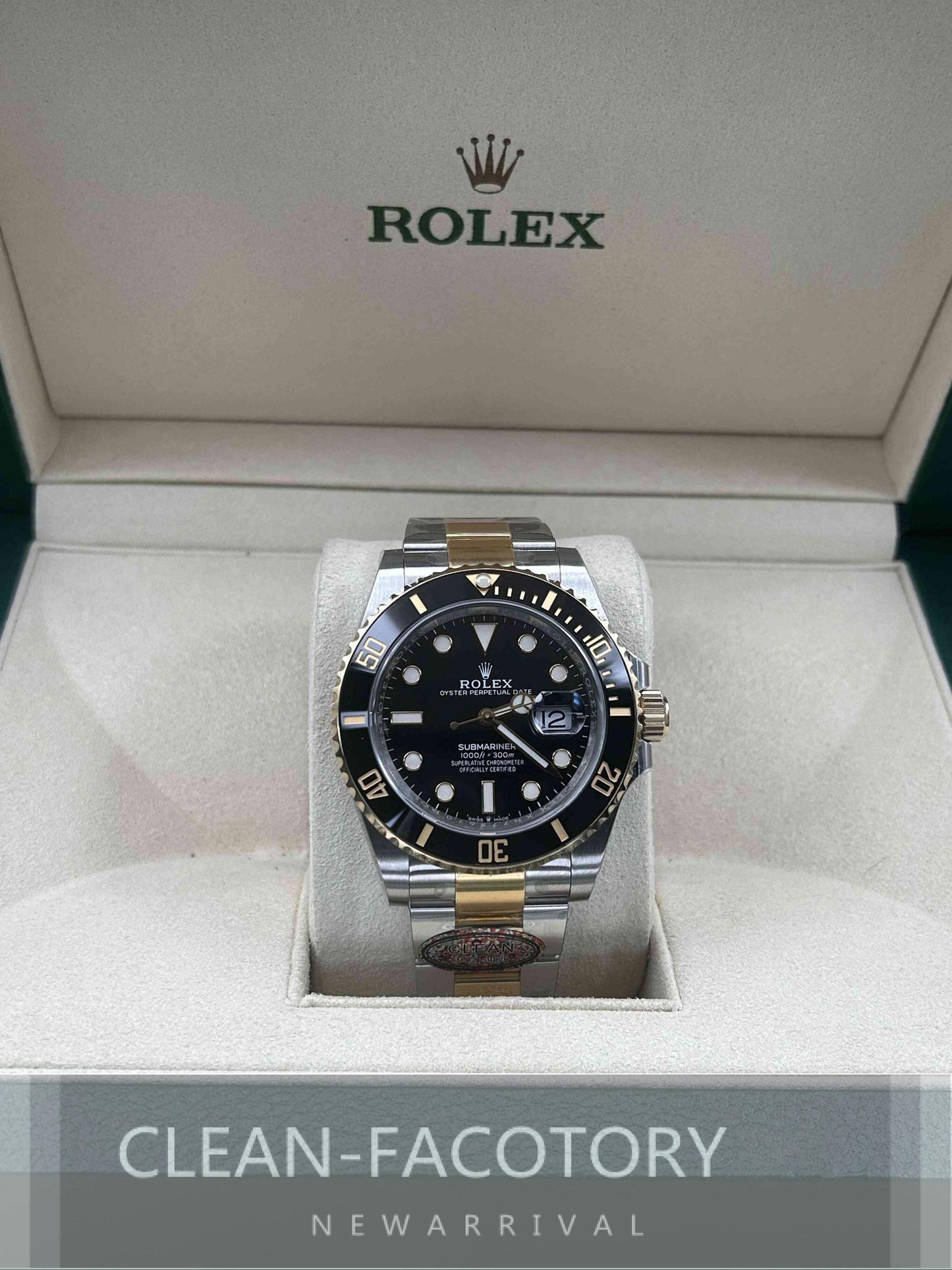 Submariner "Two-Tone" 126613LB Black Dial Ceramic Bezel 41mm Clean Factory