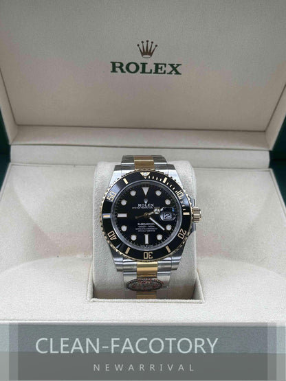 Submariner "Two-Tone" 126613LB Black Dial Ceramic Bezel 41mm Clean Factory
