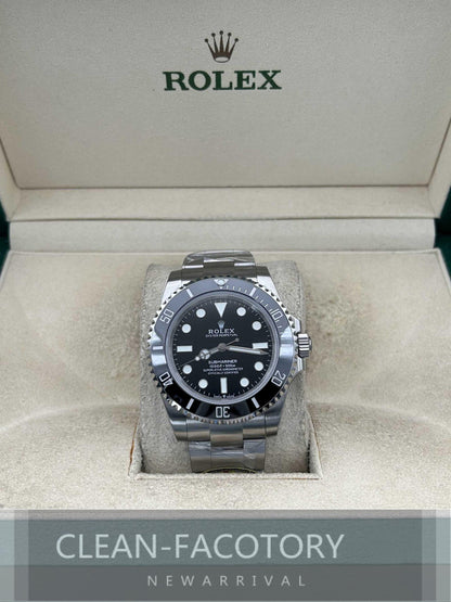 Submariner 114060 No Date 40mm Black Ceramic Bezel Clean Factory