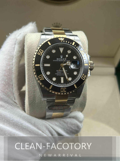 Submariner "Two-Tone" 126613LB Black Dial Ceramic Bezel 41mm Clean Factory