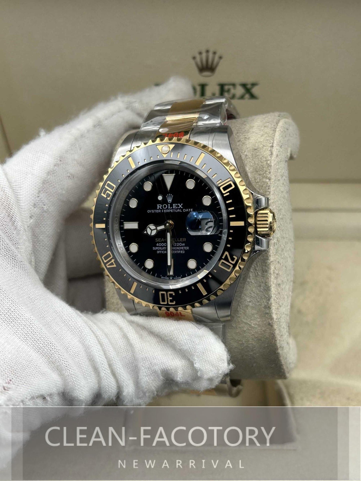 Sea-Dweller 126603 "Two Tone" Ceramic Bezel 43mm Clean Factory