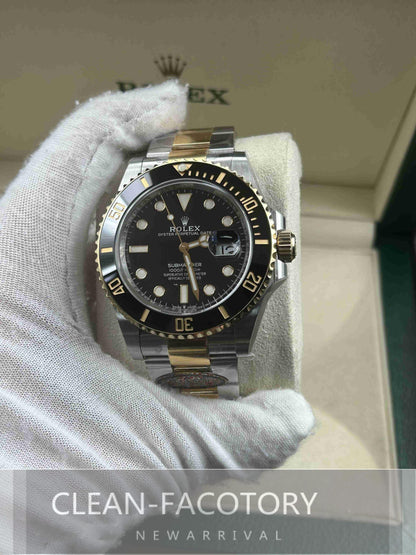 Submariner "Two-Tone" 126613LB Black Dial Ceramic Bezel 41mm Clean Factory