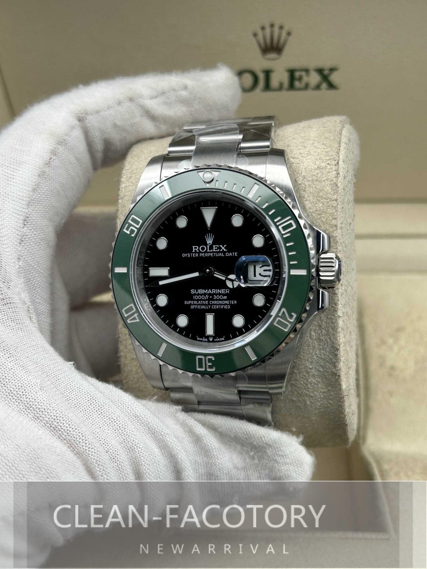 Submariner 126610LV 41mm “Starbucks” Green Ceramic Bezel Cal 3235 Clean Factory