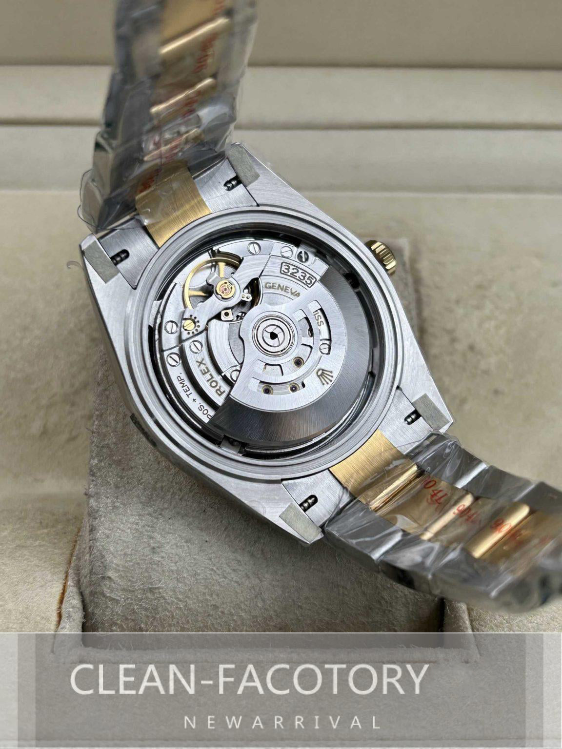 Datejust 41mm 126303 Oyster Two-Tone Yellow Gold Black Dial Gold Wrapped Clean Factory