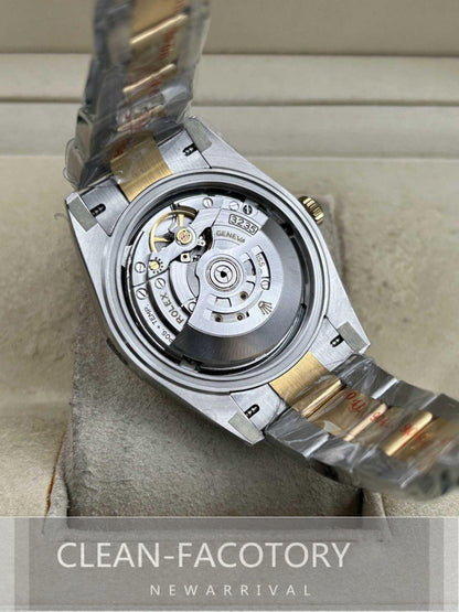 Datejust 41mm 126303 Oyster Two-Tone Yellow Gold Black Dial Gold Wrapped Clean Factory