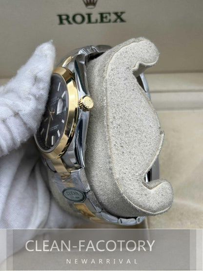 Datejust 41mm 126303 Oyster Two-Tone Yellow Gold Black Dial Gold Wrapped Clean Factory