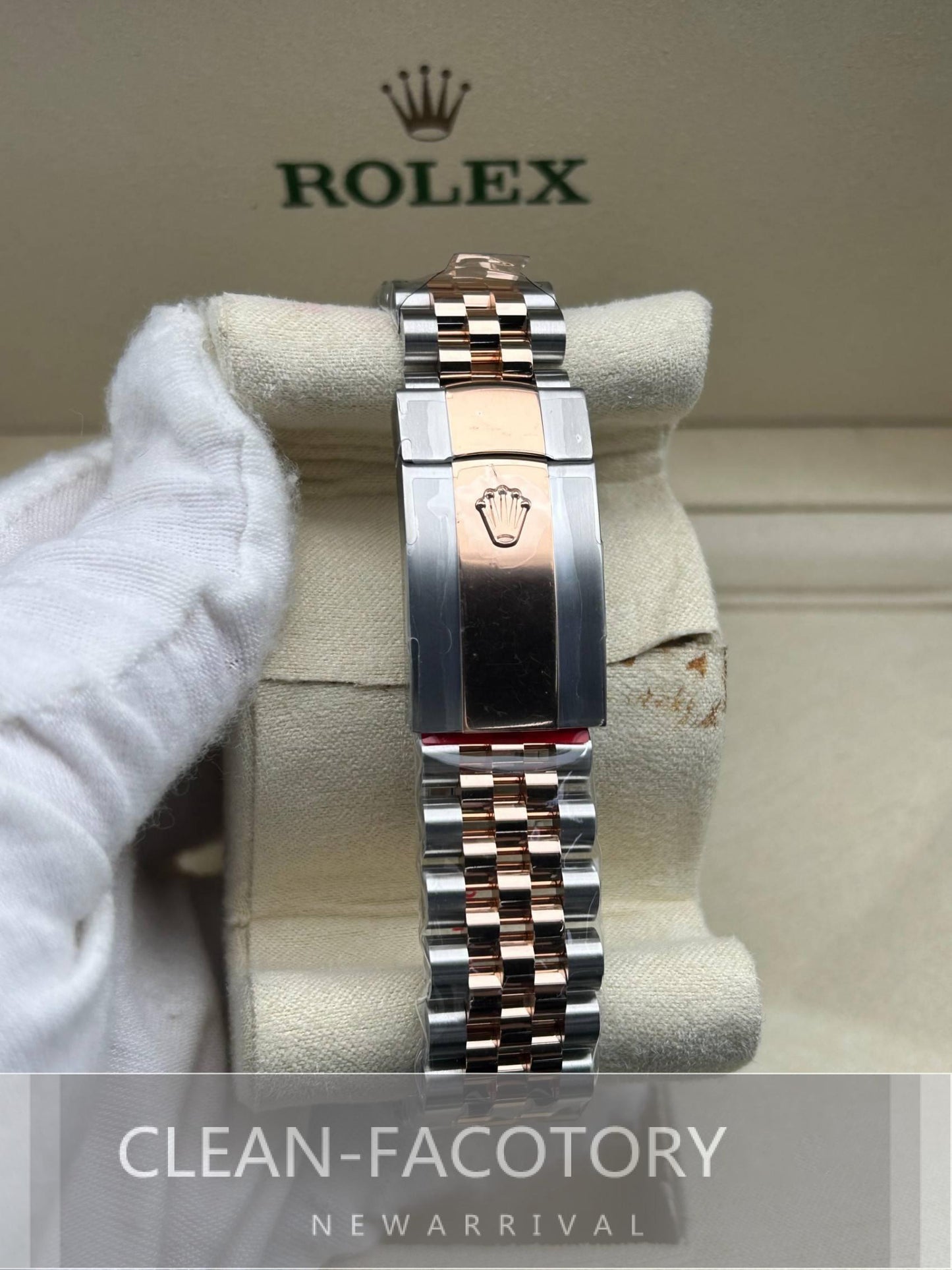 Datejust 41mm 126331 Jubilee Grey Fluted Dial Two-Tone 18K Rose Gold Wrapped Clean Factory