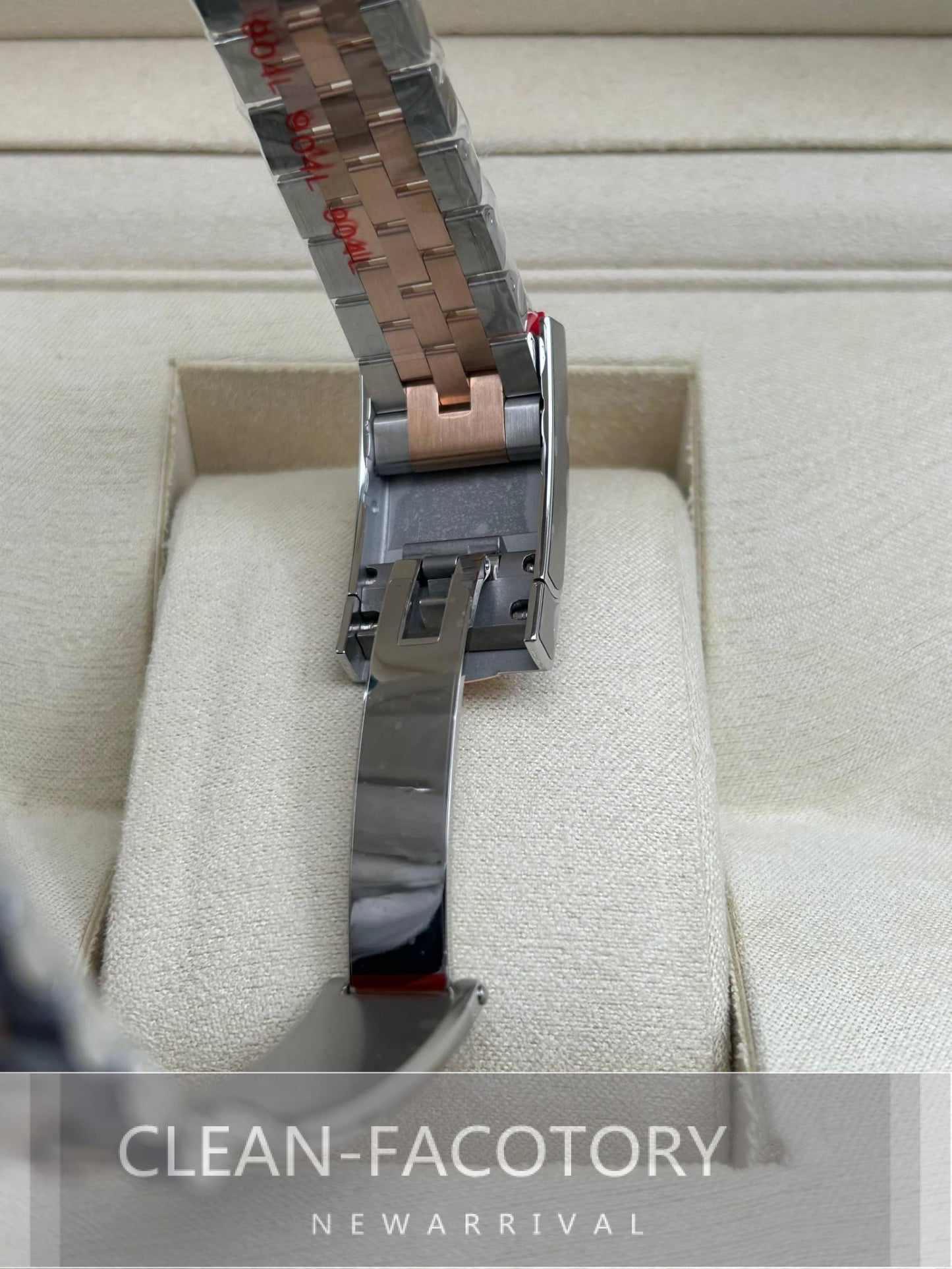 Datejust 41mm 126331 Jubilee Grey Fluted Dial Two-Tone 18K Rose Gold Wrapped Clean Factory