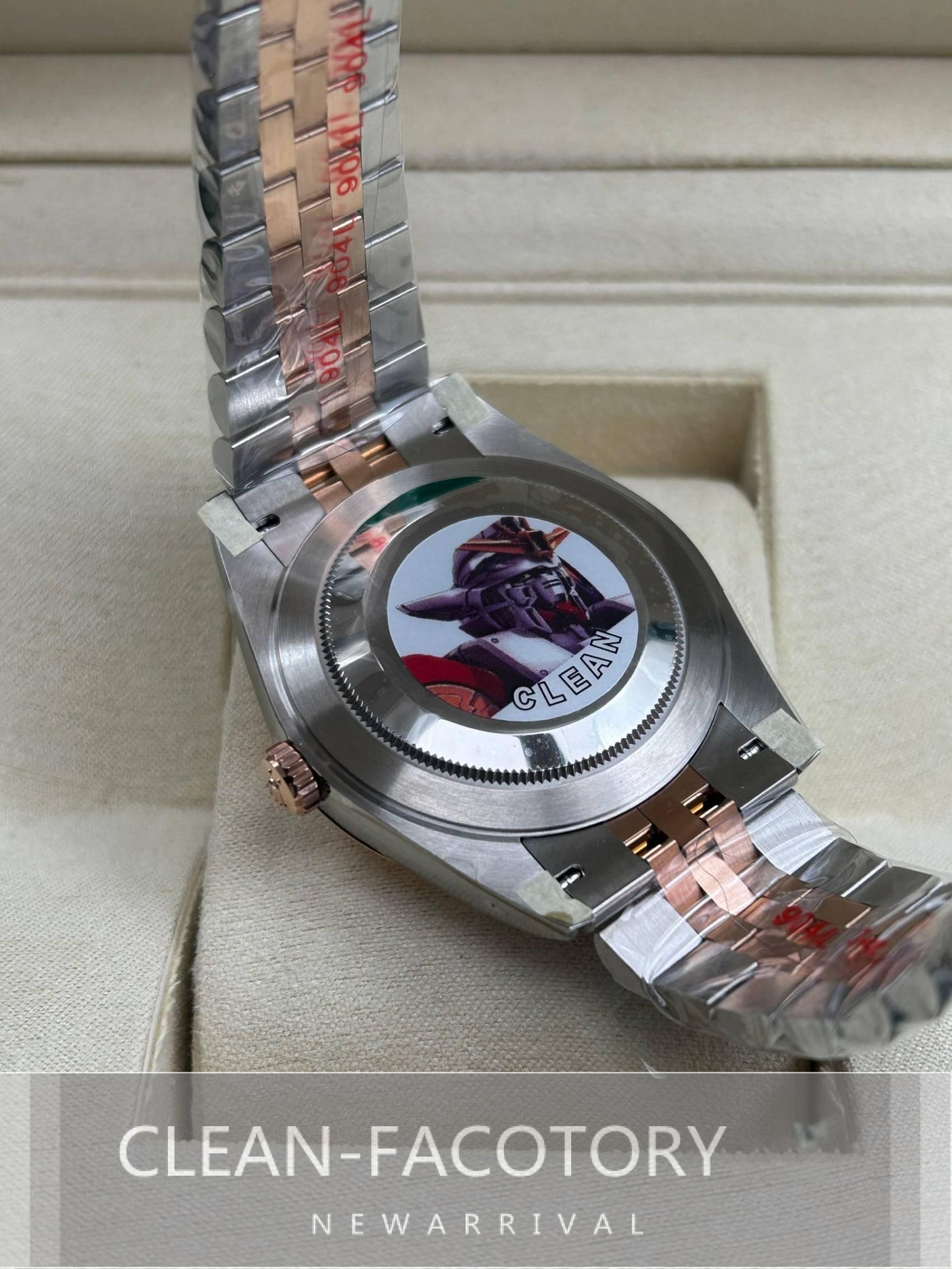 Datejust 41mm 126331 Jubilee Grey Fluted Dial Two-Tone 18K Rose Gold Wrapped Clean Factory