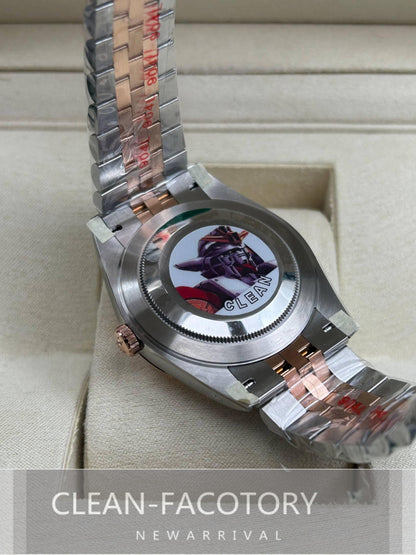 Datejust 41mm 126331 Jubilee Grey Fluted Dial Two-Tone 18K Rose Gold Wrapped Clean Factory