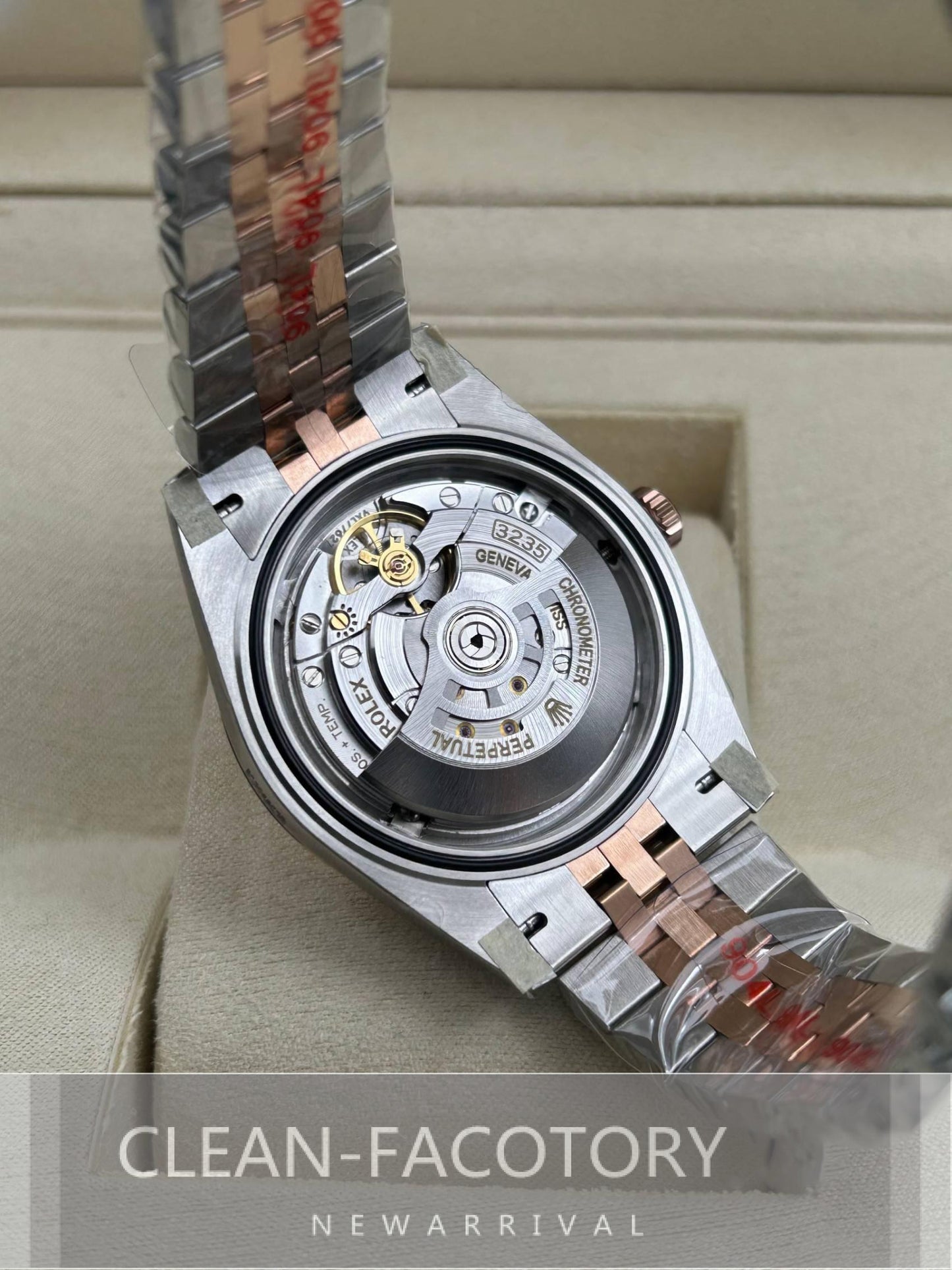 Datejust 41mm 126331 Jubilee Grey Fluted Dial Two-Tone 18K Rose Gold Wrapped Clean Factory