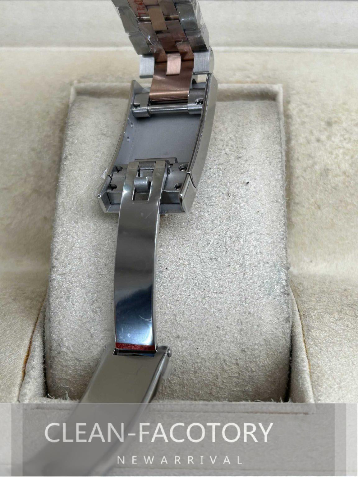 Datejust 41mm 126331 Jubilee Grey Fluted Dial Two-Tone 18K Rose Gold Wrapped – Clean Factory