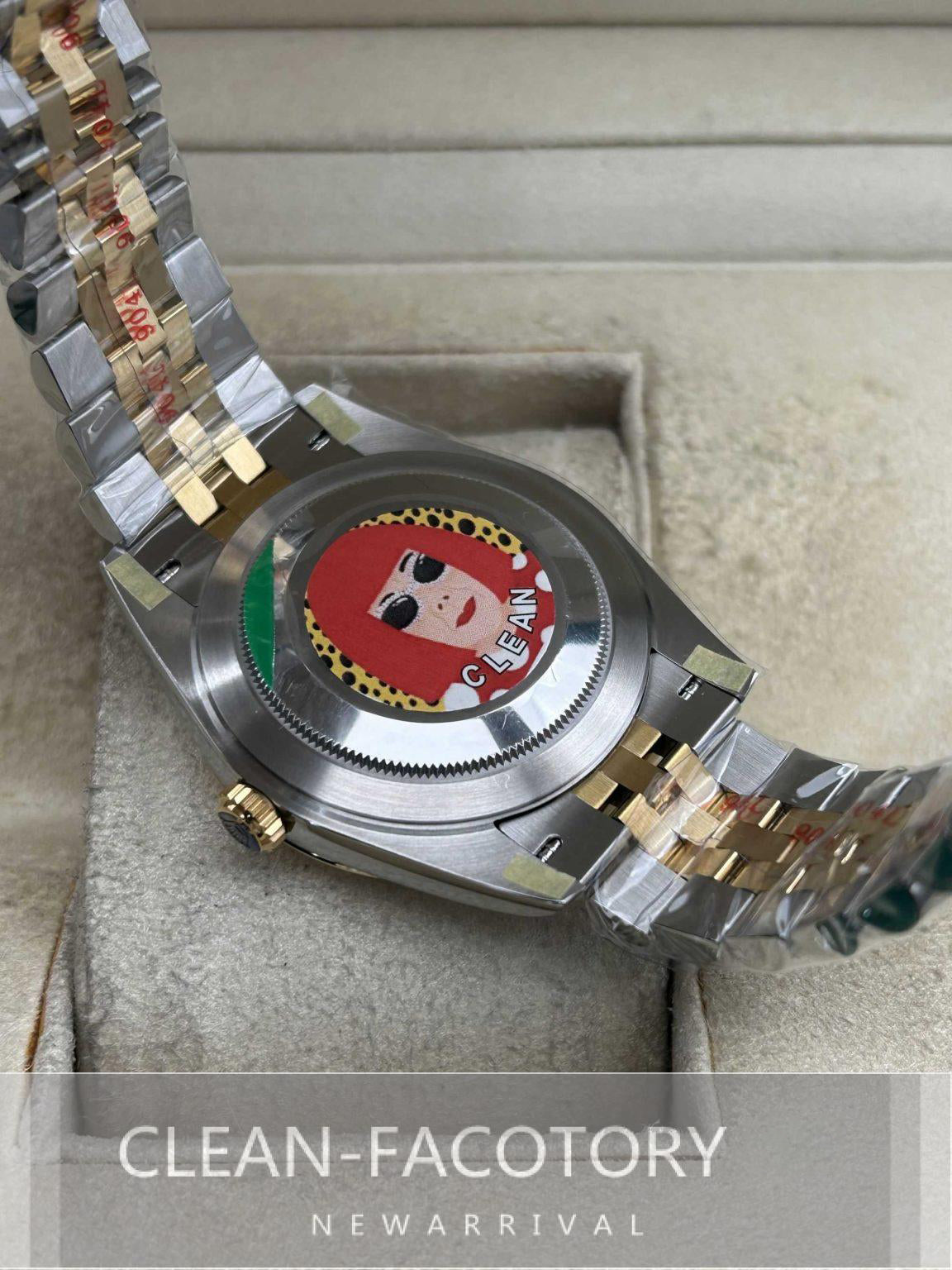 Datejust 41mm 126333 Jubilee Two-Tone Black Dial Yellow Gold Fluted Bezel Clean Factory