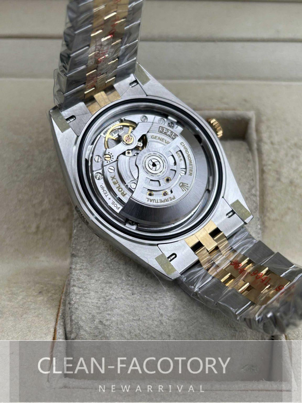 Datejust 41mm 126333 Jubilee Two-Tone Black Dial Yellow Gold Fluted Bezel Clean Factory