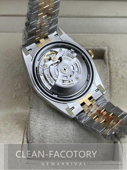 Datejust 41mm 126333 Jubilee Two-Tone Black Dial Yellow Gold Fluted Bezel Clean Factory