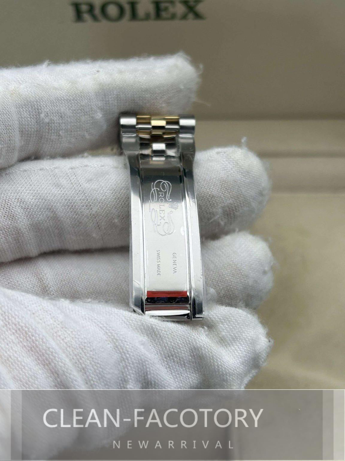 Datejust 41mm 126333 Jubilee Two-Tone Black Dial Yellow Gold Fluted Bezel Clean Factory