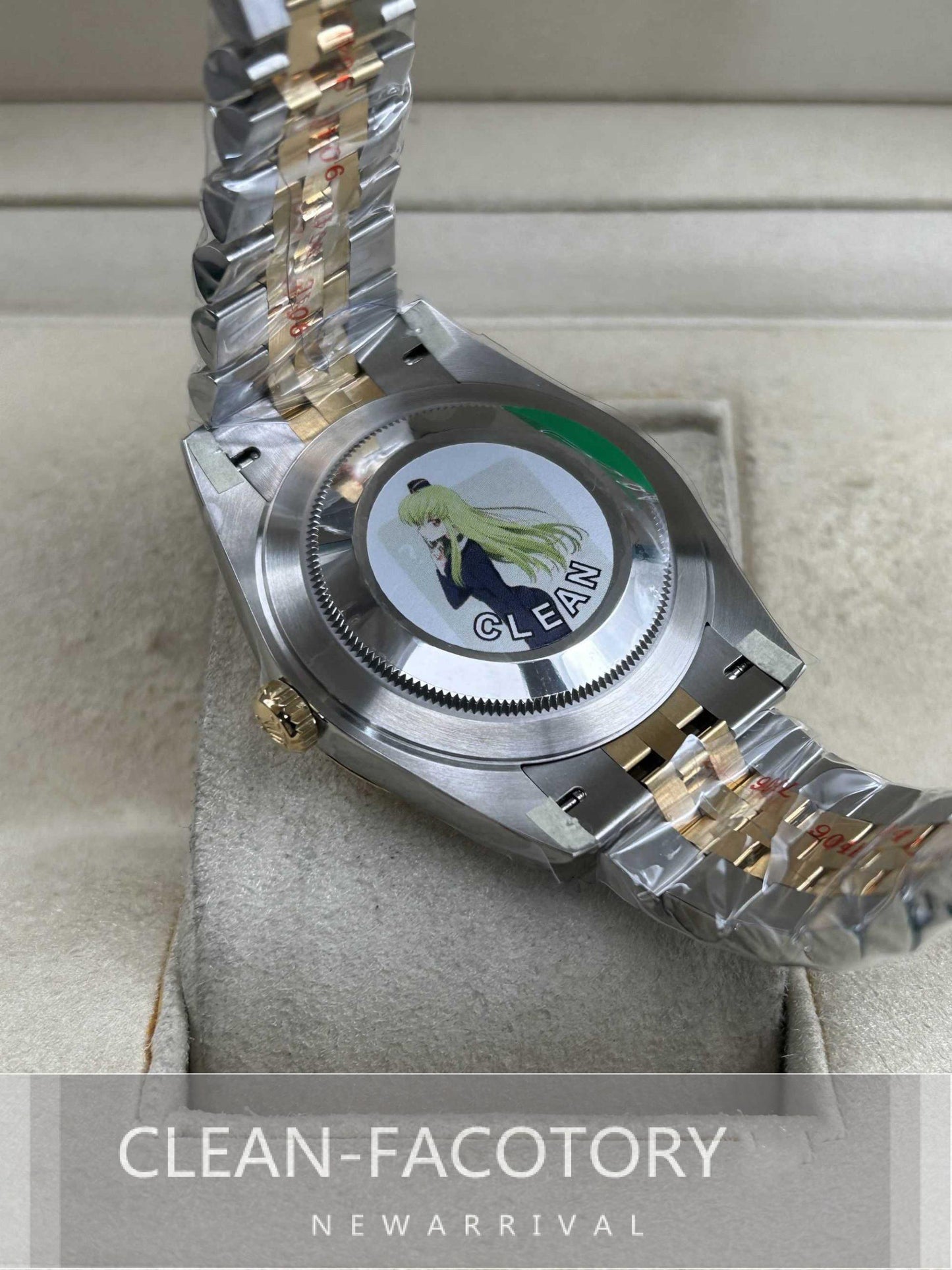 Datejust 41mm 126333 Jubilee Two-Tone “Wimbledon Dial” Yellow Gold Fluted Bezel Clean Factory