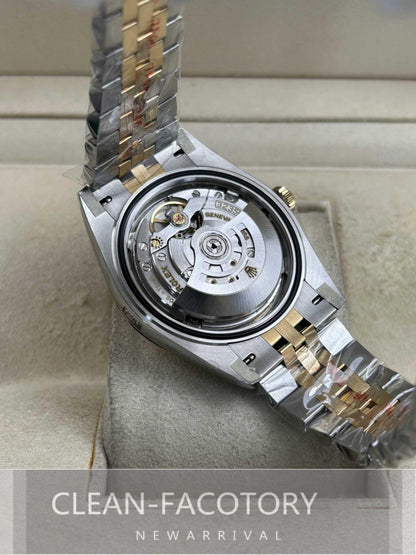 Datejust 41mm 126333 Jubilee Two-Tone “Wimbledon Dial” Yellow Gold Fluted Bezel Clean Factory