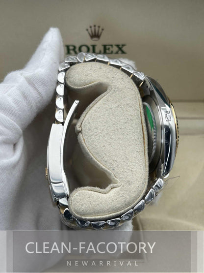 Datejust 41mm 126333 Jubilee Two-Tone “Wimbledon Dial” Yellow Gold Fluted Bezel Clean Factory