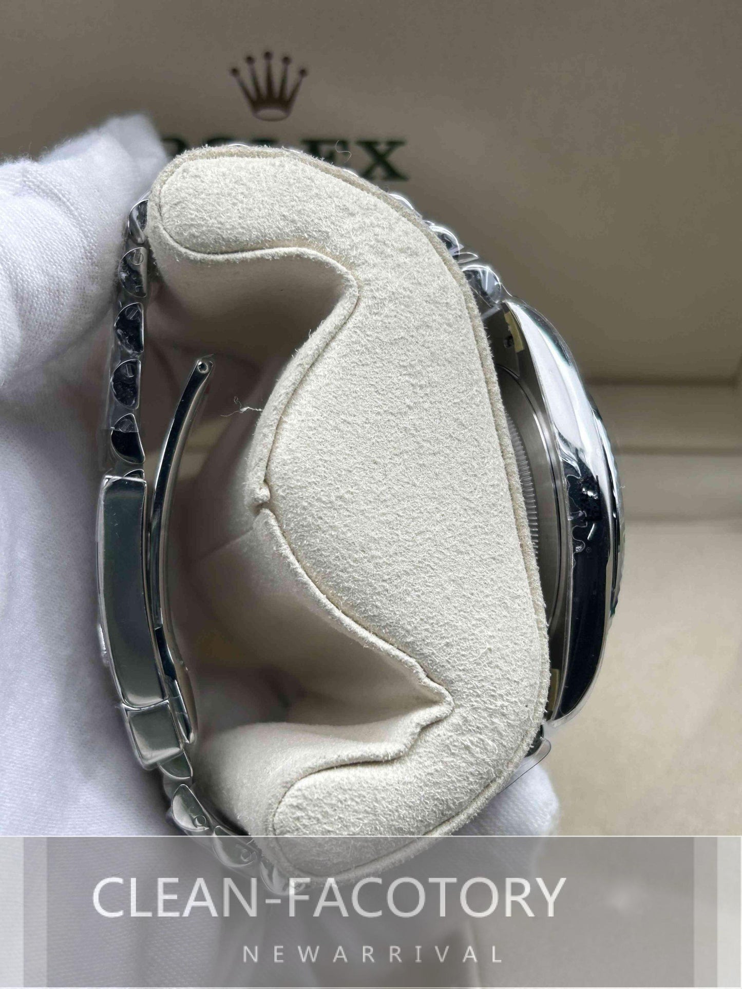 Datejust 41mm 126334 Jubilee Green Dial White Gold Fluted Bezel