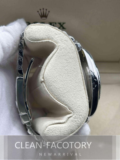 Datejust 41mm 126334 Jubilee Green Dial White Gold Fluted Bezel