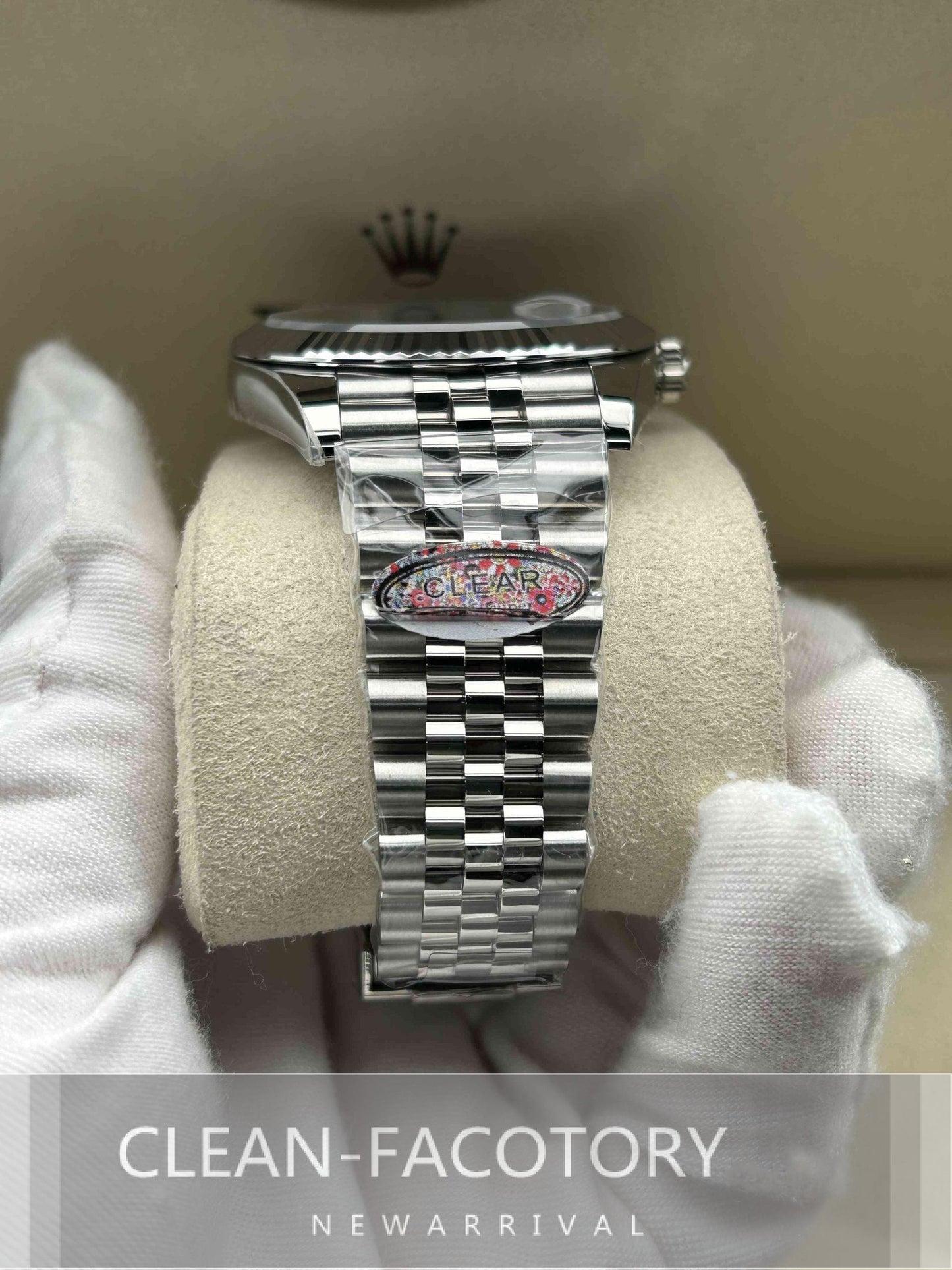 Datejust 41mm 126334 Jubilee Green Dial White Gold Fluted Bezel