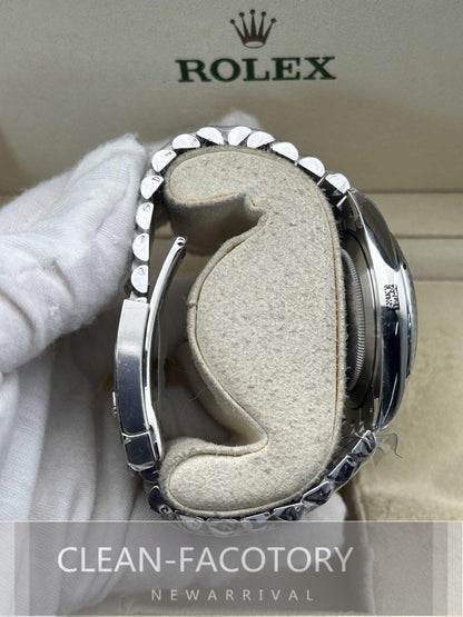 Datejust 41mm 126334 Slate Grey Dial Jubilee White Gold Fluted Bezel Clean Factory