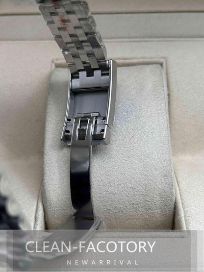 Datejust 41mm Jubilee Black Dial White Gold Fluted Bezel Clean Factory