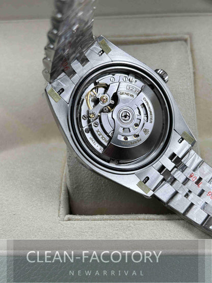 Datejust 41mm Jubilee Black Dial White Gold Fluted Bezel Clean Factory