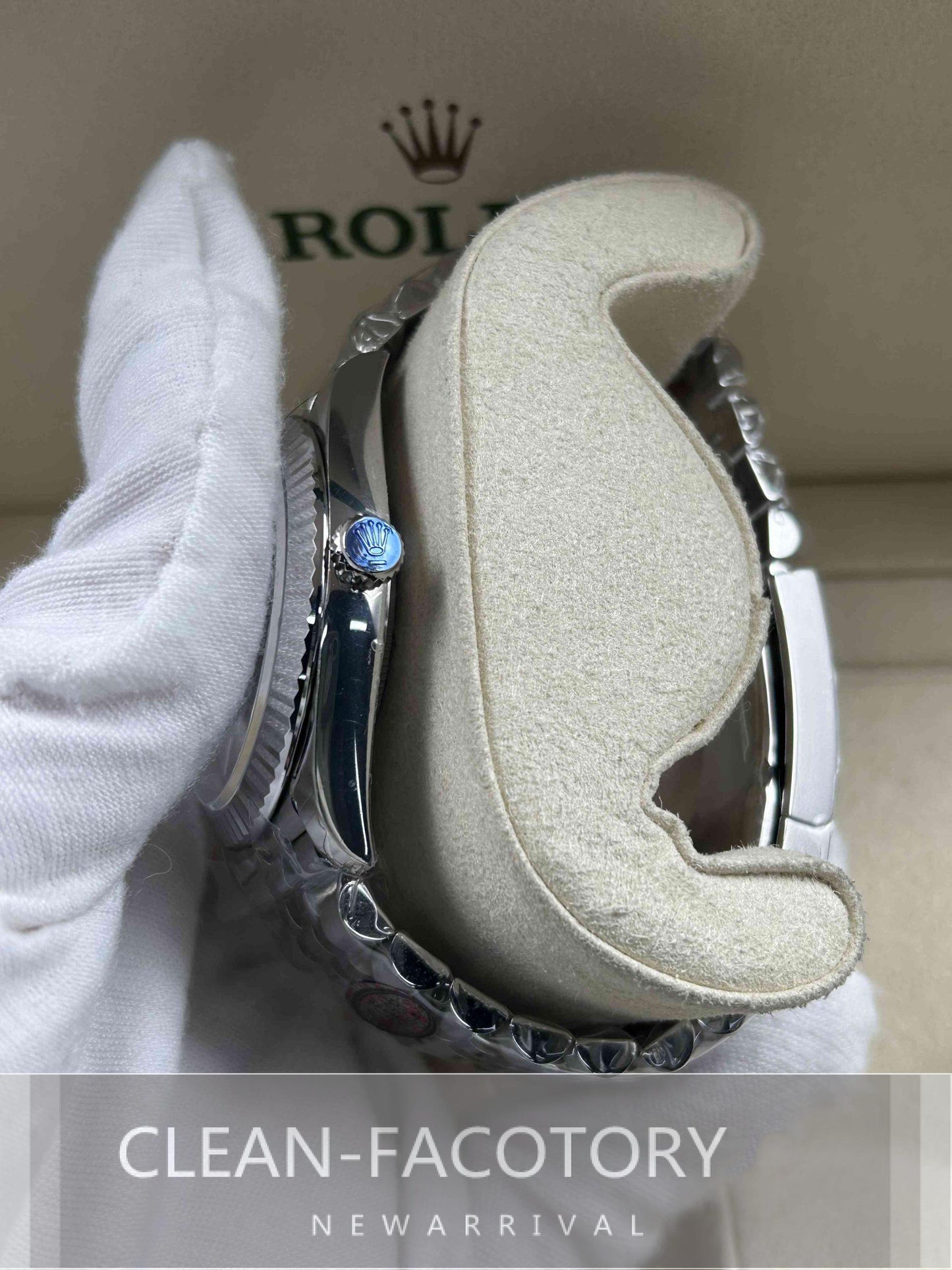 Datejust 41mm Jubilee Black Dial White Gold Fluted Bezel Clean Factory