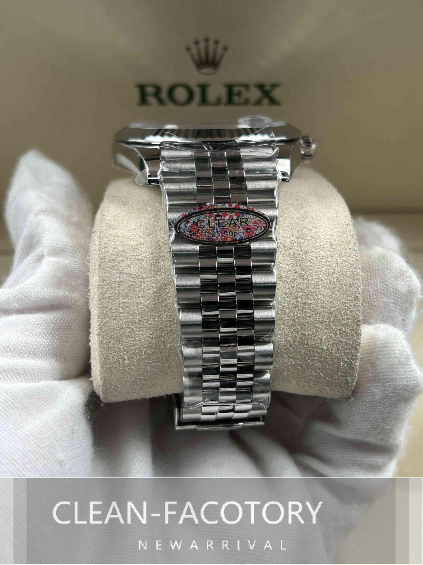 Datejust 41mm Jubilee Black Dial White Gold Fluted Bezel Clean Factory