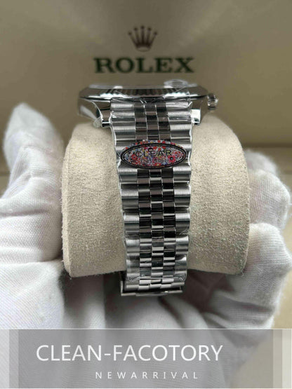 Datejust 41mm Jubilee Black Dial White Gold Fluted Bezel Clean Factory