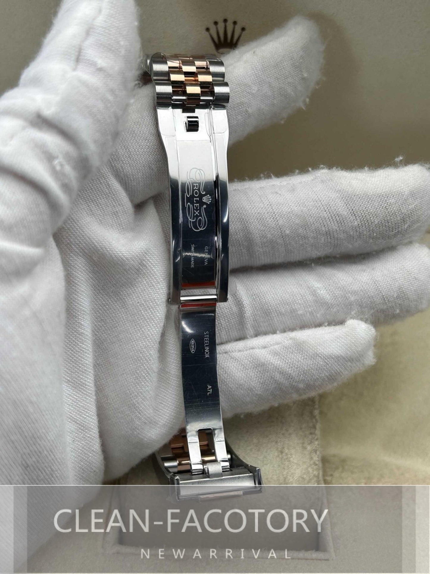 Datejust 41mm 126331 Jubilee Two-Tone Rose Gold Slate Grey Dial Fluted Bezel Clean Factory