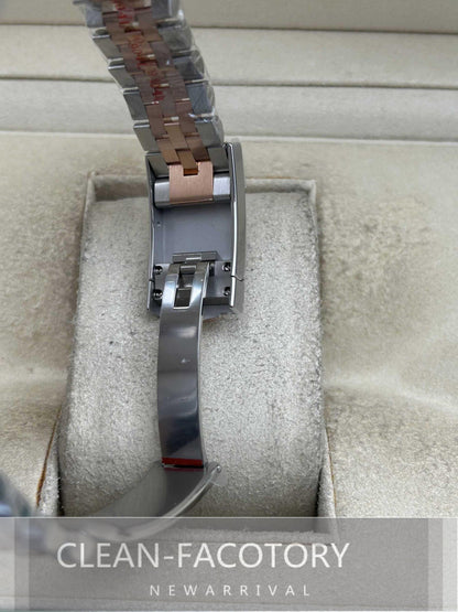 Datejust 41mm 126331 Jubilee Two-Tone Rose Gold Slate Grey Dial Fluted Bezel Clean Factory