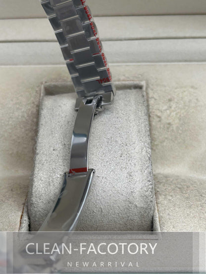 Day-Date 228206 40mm Ice Blue Dial Baguette Diamonds President Clean Factory