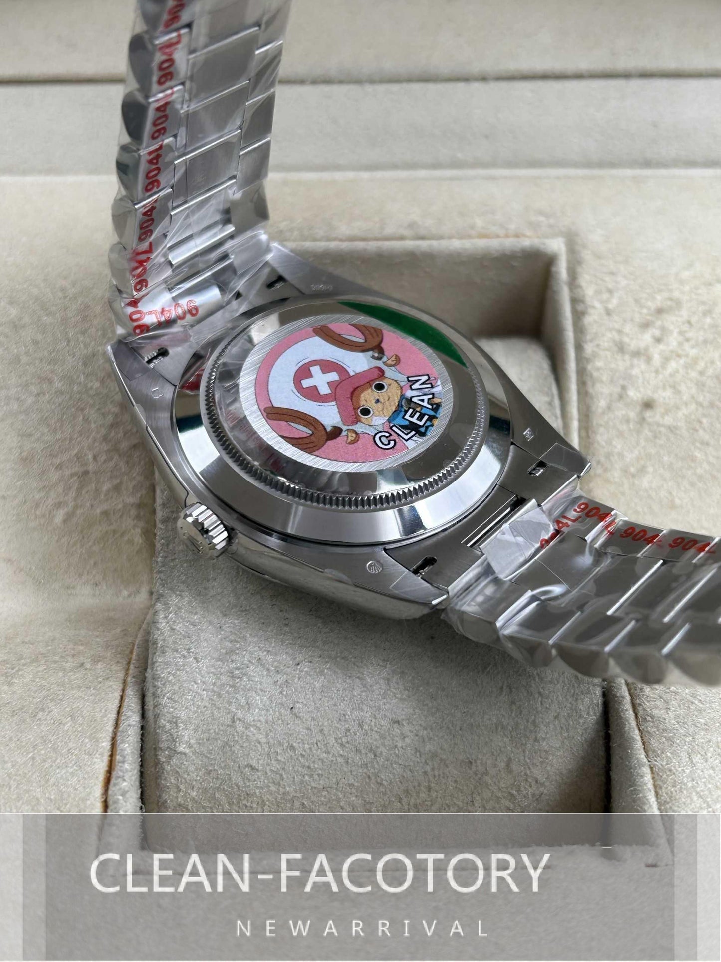 Day-Date 228206 40mm Ice Blue Dial Baguette Diamonds President Clean Factory