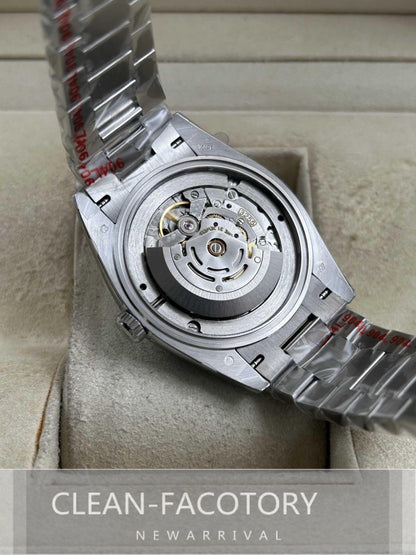 Day-Date 228206 40mm Ice Blue Dial Baguette Diamonds President Clean Factory