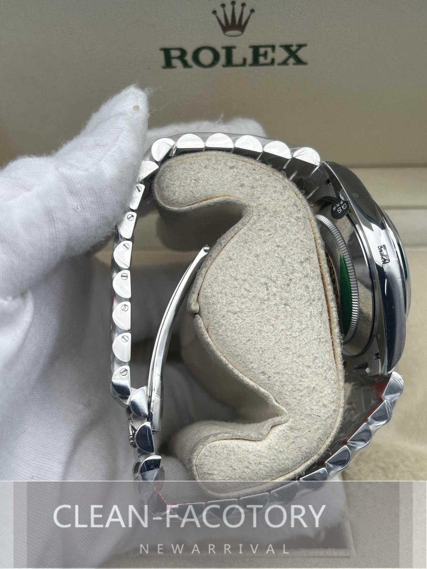 Day-Date 228206 40mm Ice Blue Dial Baguette Diamonds President Clean Factory