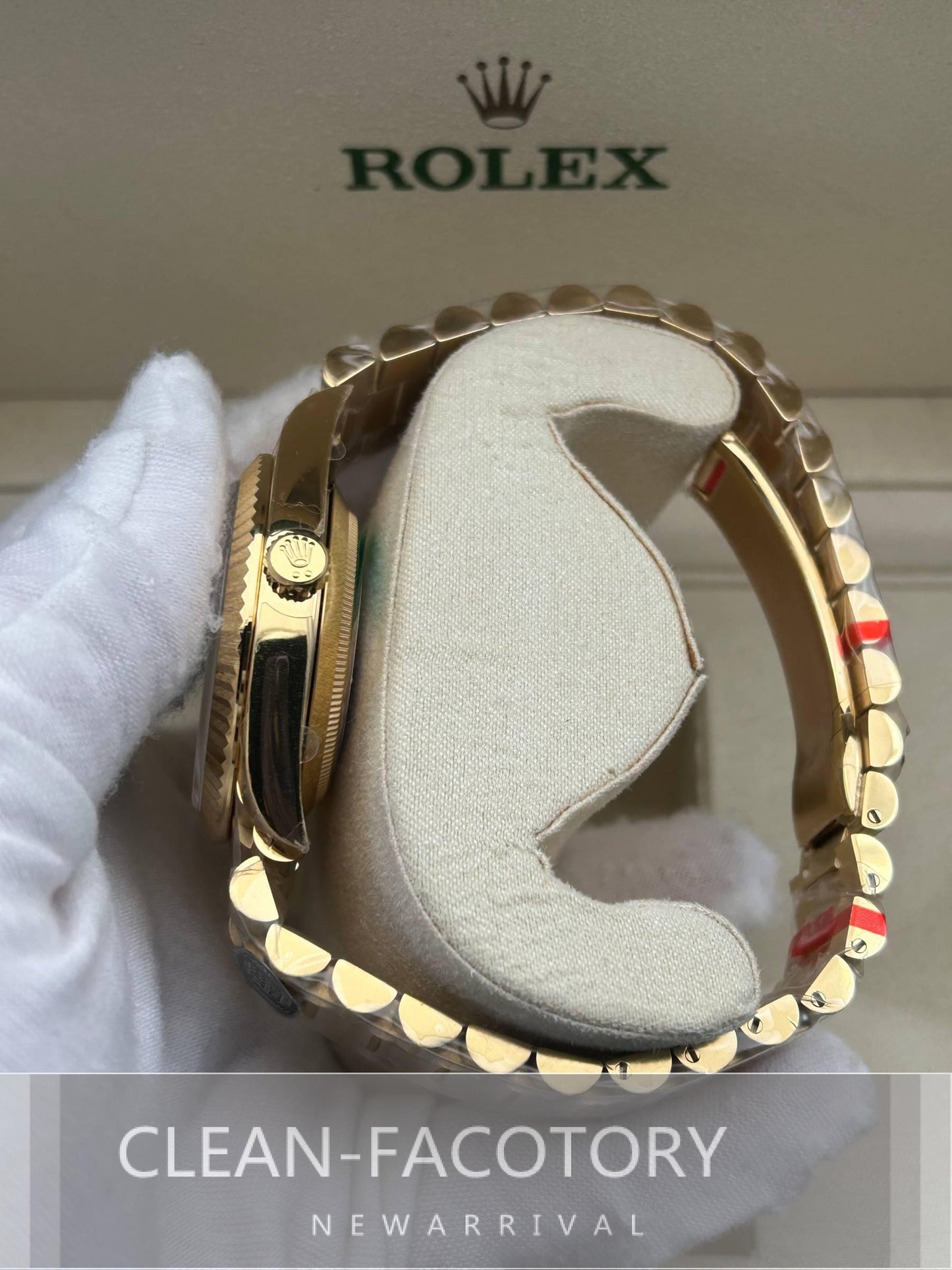 Day-Date 228235 40mm Green Ombre Dial Rose Gold President Clean Factory