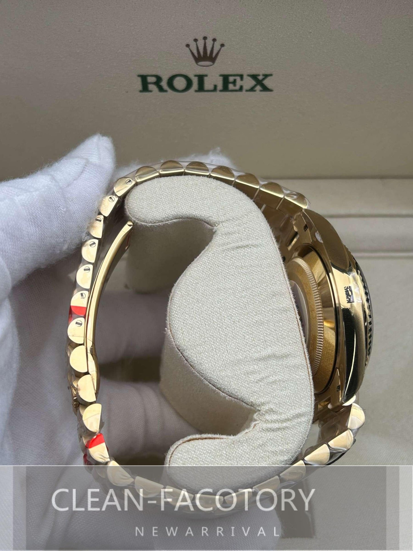 Day-Date 228235 40mm Green Ombre Dial Rose Gold President Clean Factory