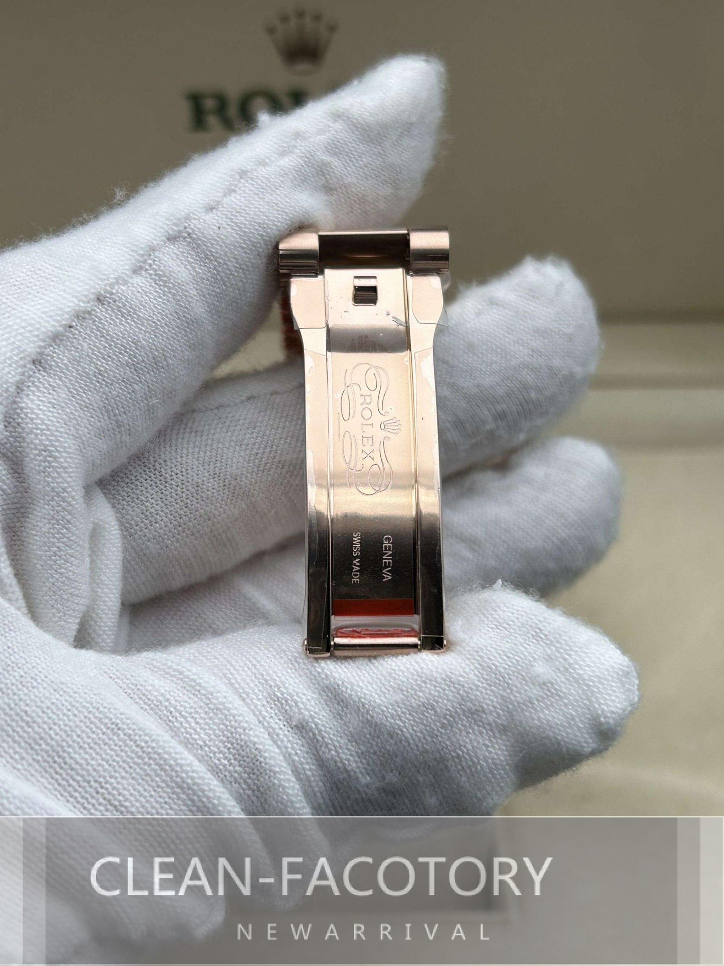 Day-Date 228235 40mm Rose Gold Chocolate Dial Baguette Diamonds President Clean Factory