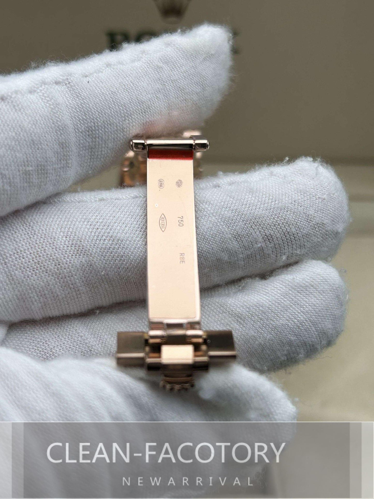 Day-Date 228235 40mm Rose Gold Chocolate Dial Baguette Diamonds President Clean Factory